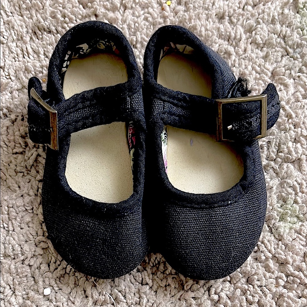 (4 for $20) Black baby dress Shoes